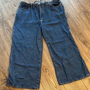 FRAME Pixie Super Drape Wide Leg Jeans 33